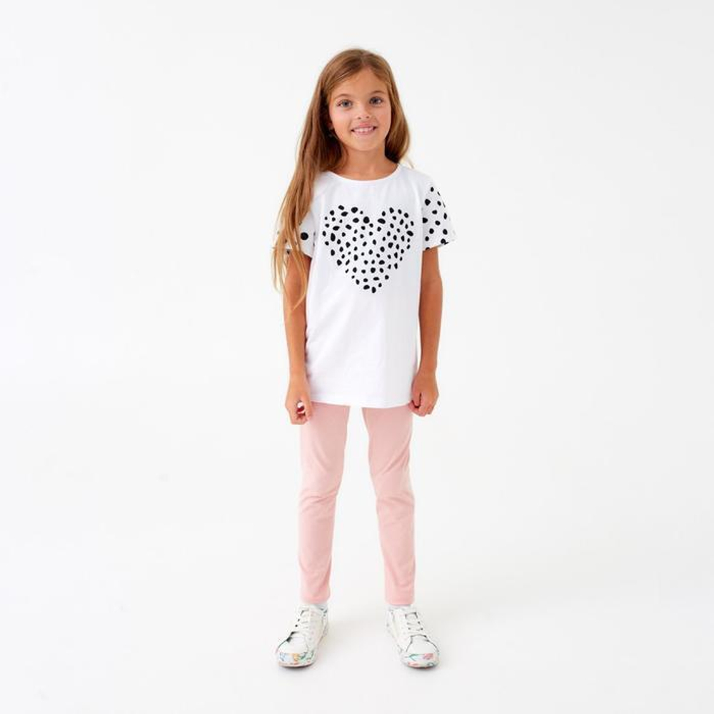 Легинсы для девочек "Amore" р.86-92 5425453 (KAFTAN)