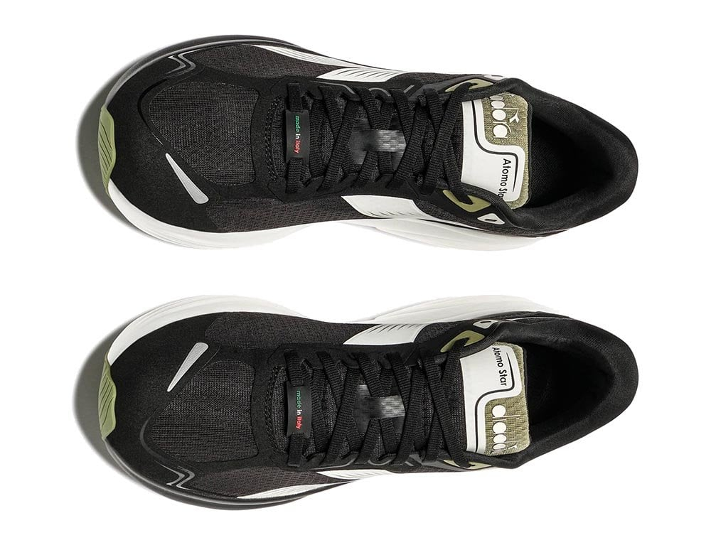 Кроссовки для бега мужские Diadora Atomo Star U черно-белые