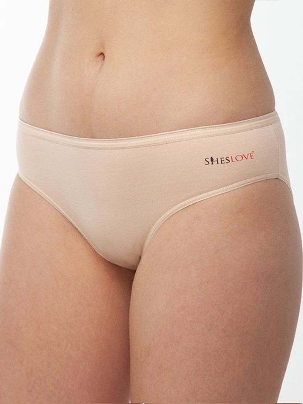 Однотонные трусики-слипы из хлопка и модала (Размер: XXL) (Цвет: черный)