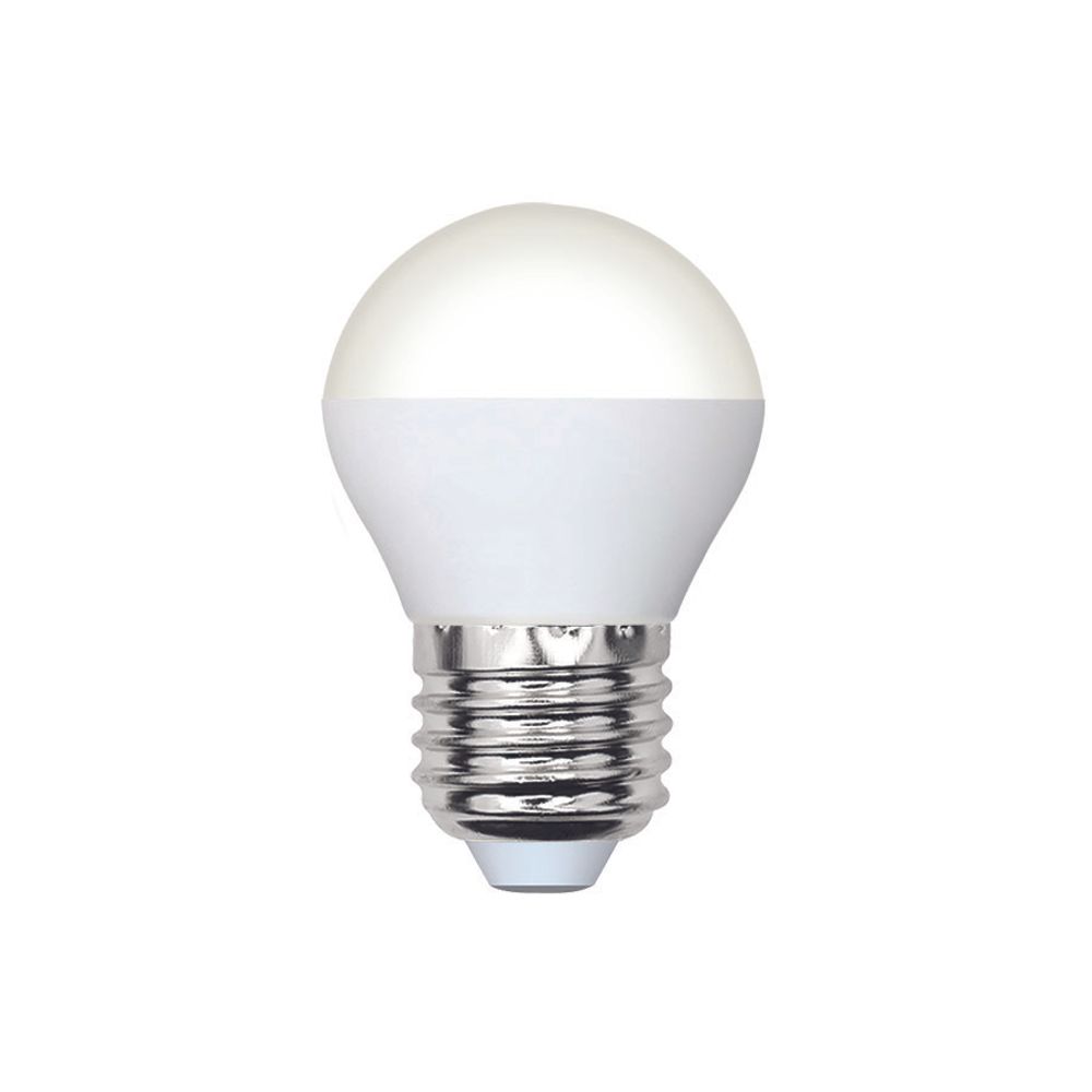 LED-G45-6W/4000K/E27/FR/SLS Лампа светодиодная. Форма шар, матовая. Белый свет (4000K). ТМ Volpe