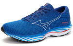 Mizuno Wave Rider 26 comfortable jogging fabric shock absorption, non-slip, wear-resistant, breathable, low-cut carbon casual running shoes men's blue