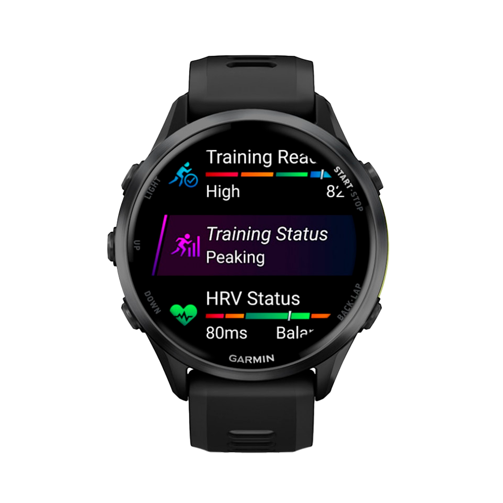 Умные часы Garmin Forerunner 970, 47mm, Carbon Grey Black (010-02969-10)