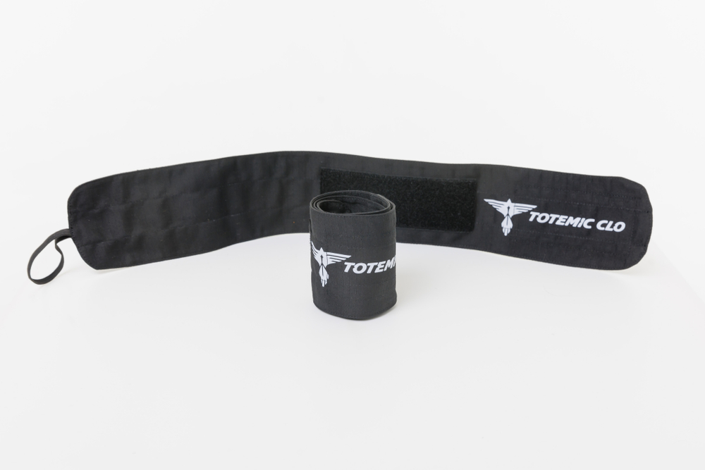 Бинты неэластичные TOTEMIC CLO для фиксации запястья, отделка черная