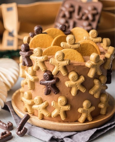 Силиконовая форма ИЗИ-ШОК «Мистер Джинджер» Scg12 Mr Ginger Silikomart, Италия