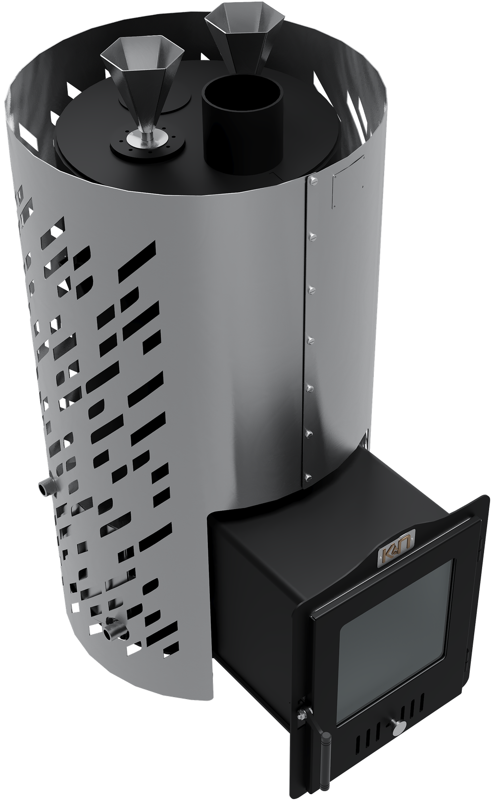 Банная печь ЛЮБАВА ВТ с выносной топкой