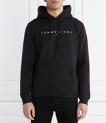 Худи LINEAR LOGO HOODIE EXT Tommy Jeans - черный(DM0DM17985)