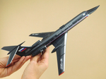 Модель самолета Ту-134 УБЛ (М1:100, ВМФ России, RF-12037, 54)