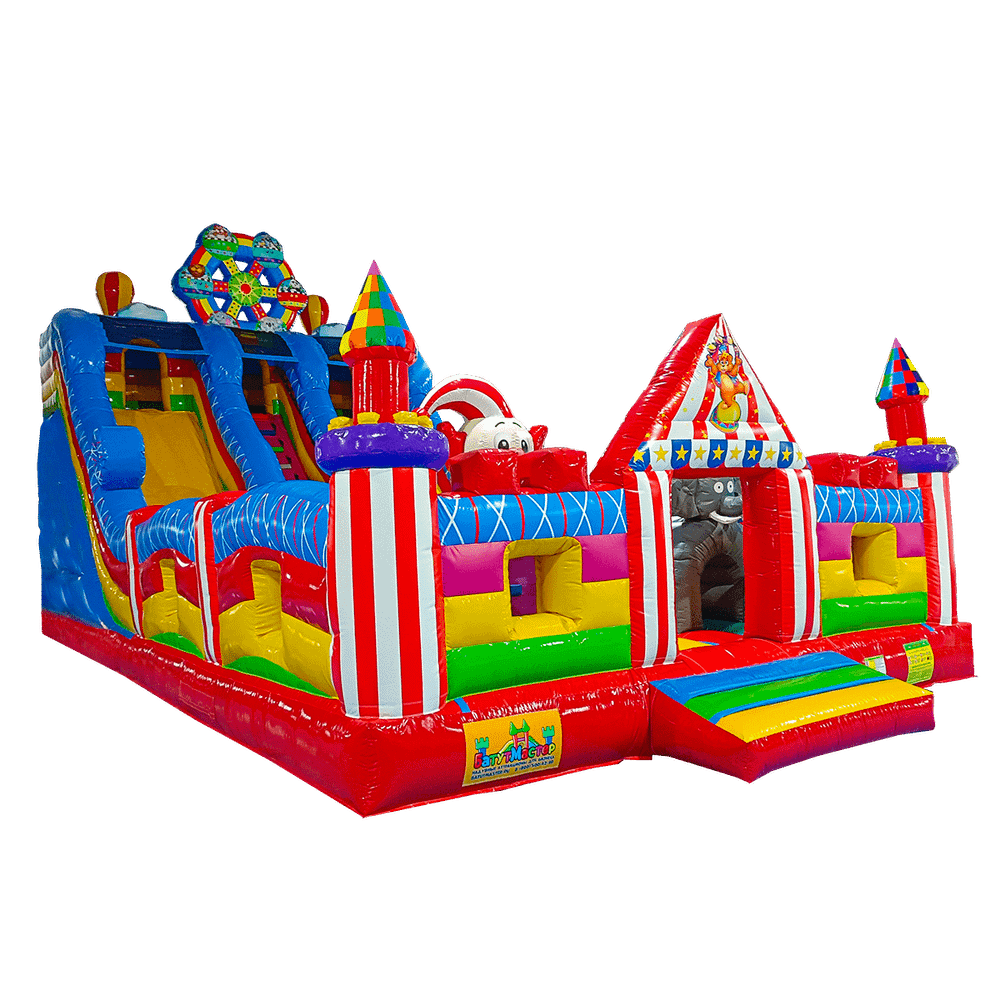 Коммерческий надувной батут «Парк развлечений» 10*6*6 м