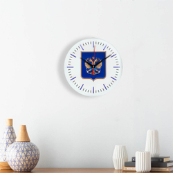 Настенные часы "герб Росрыболовства 02 52"