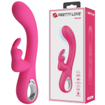 Baile Pretty Love Novak – розовый вибратор-кролик с двойной стимуляцией