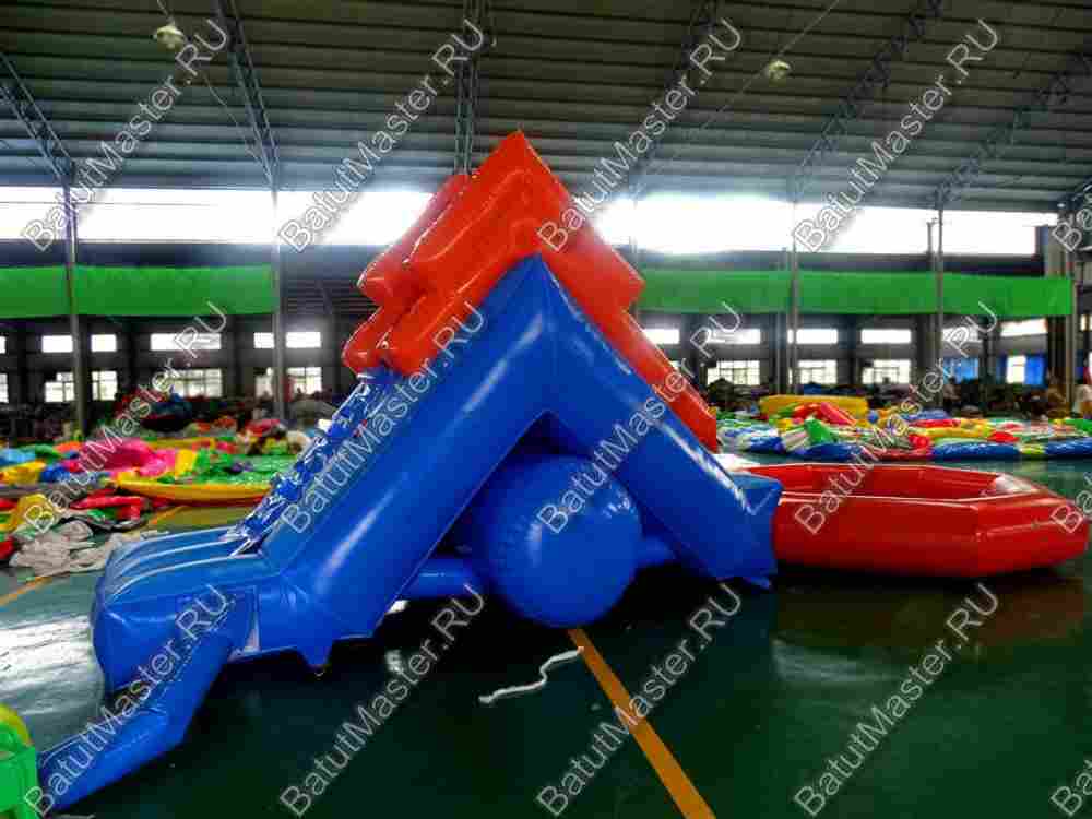 Надувная водная горка «Пляжный драйв», 8,5*3*3 м, герметичная