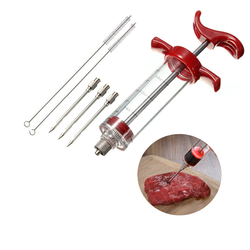 Шприц-маринатор для мяса 30 мл (набор 3 иглы, 2 ёршика)