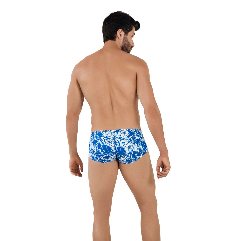Мужские трусы хипсы синие с рисунком Clever GLARIS LATIN BOXER 104407