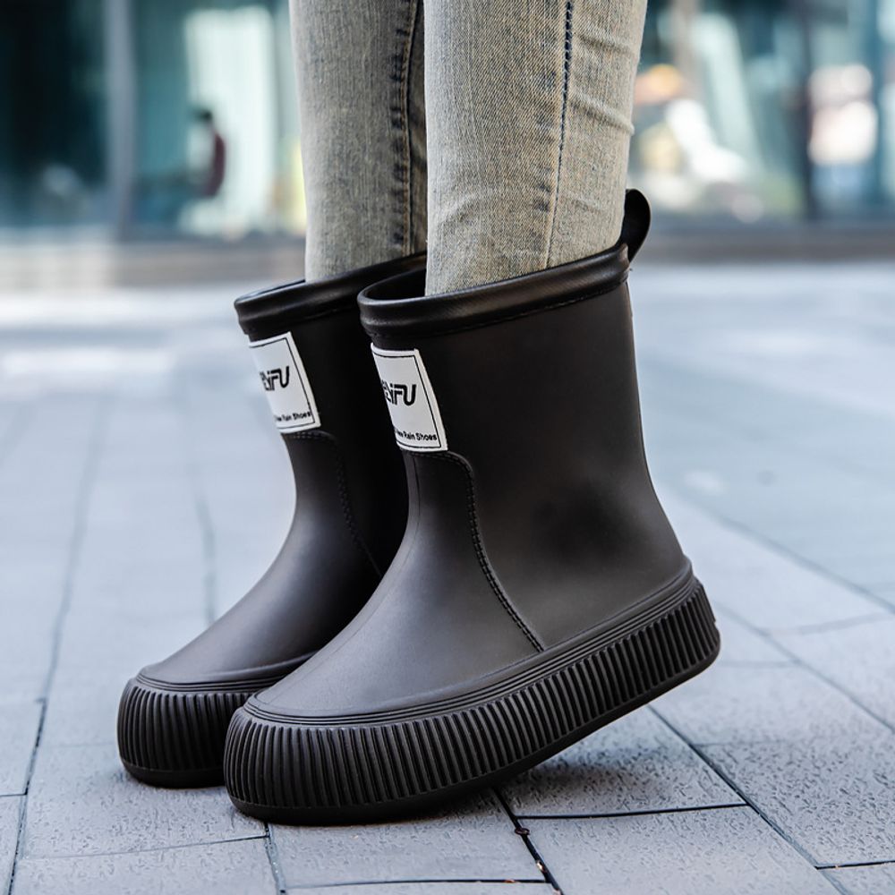 Резиновые сапоги &quot;Waterproof&quot;, черные