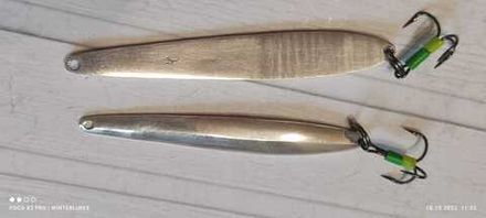 Блесна Зимняя WINTERLURES Грань серебро 40мм тройник