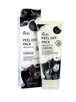 Ekel Peel off pack Charcoal 180 мл Маска-плёнка с экстрактом древесного угля