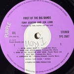 Tony Ashton & Jon Lord ‎– First Of The Big Bands (Англия 1974г.)