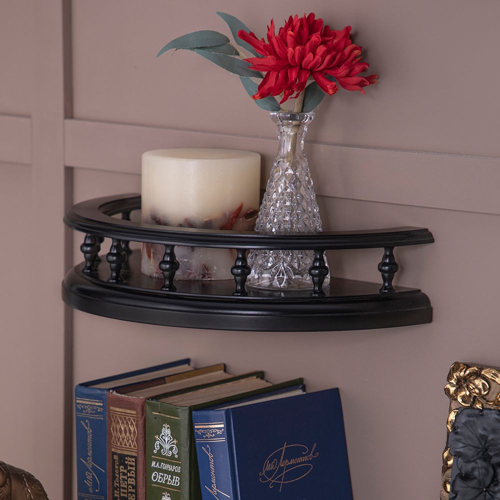 Полка Классика 1 Орех Оберджин