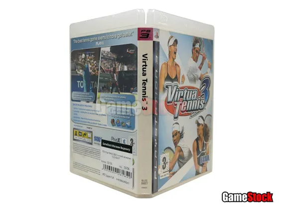 PS3 Virtua Tennis 3 (Б/У, Английская версия, BLES-00027)