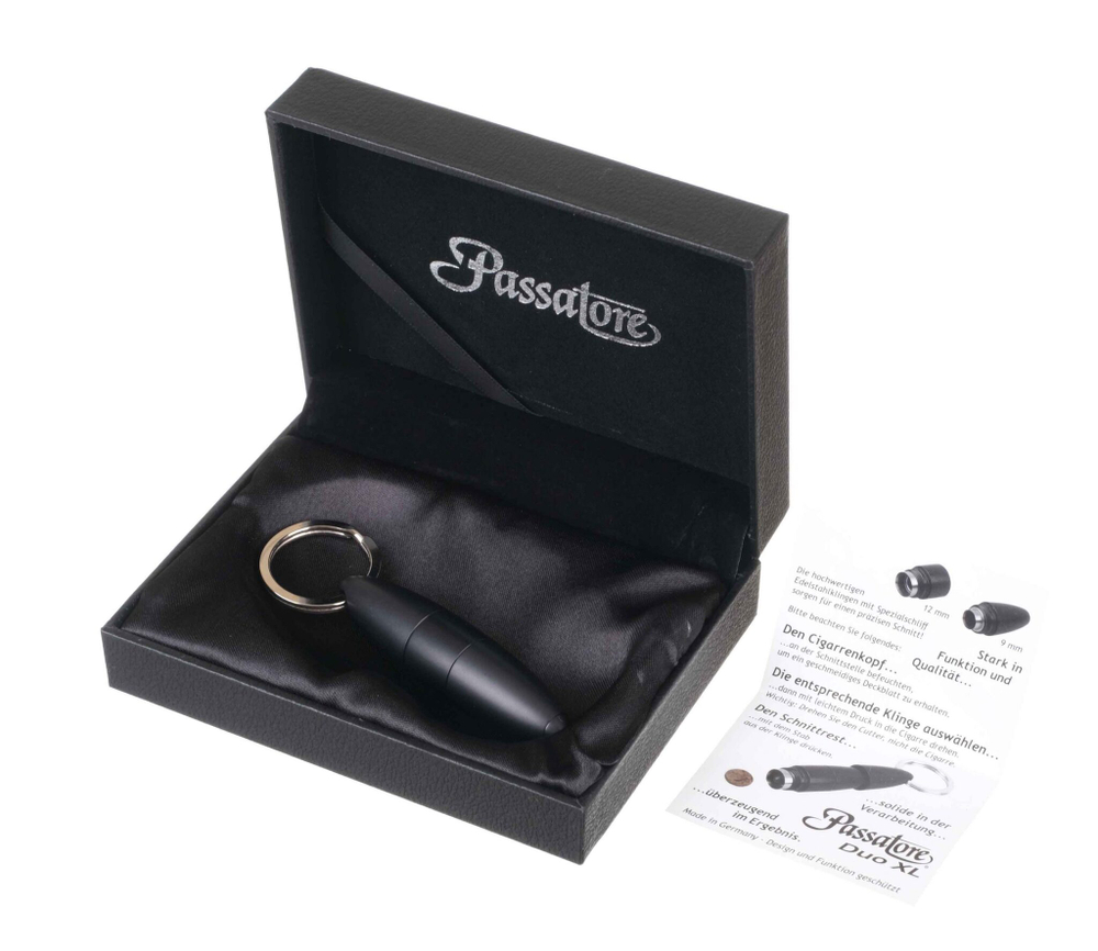 Пробойник Passatore двойной (9 и 12 мм), Черный (Германия)