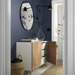 Комбинация для хранения - IKEA BESTÅ/BESTA/БЕСТА/БЕСТО ИКЕА, 120x42x74 см, коричневый