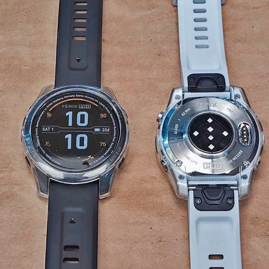 Чехол для Garmin Epix Pro 42мм, Fenix 7S / 7S Pro (прозрачный)