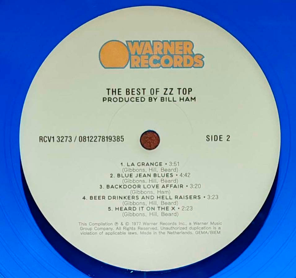 ZZ Top / The Best Of ZZ Top (Coloured Vinyl)(LP)
