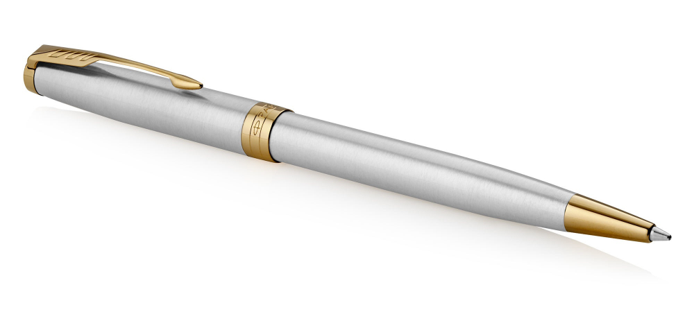 Шариковая ручка Parker Sonnet Stainless Steel GT (с гравировкой)