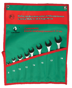 Набор комбинированных гаечных ключей СТАНКОИМПОРТ, НКК.11.30.8