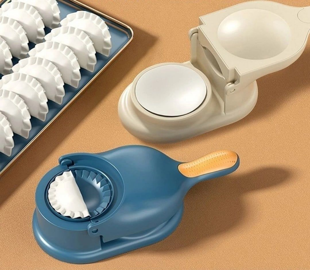 Пресс для теста /Форма для лепки пельменей и вареников(цвет белый)