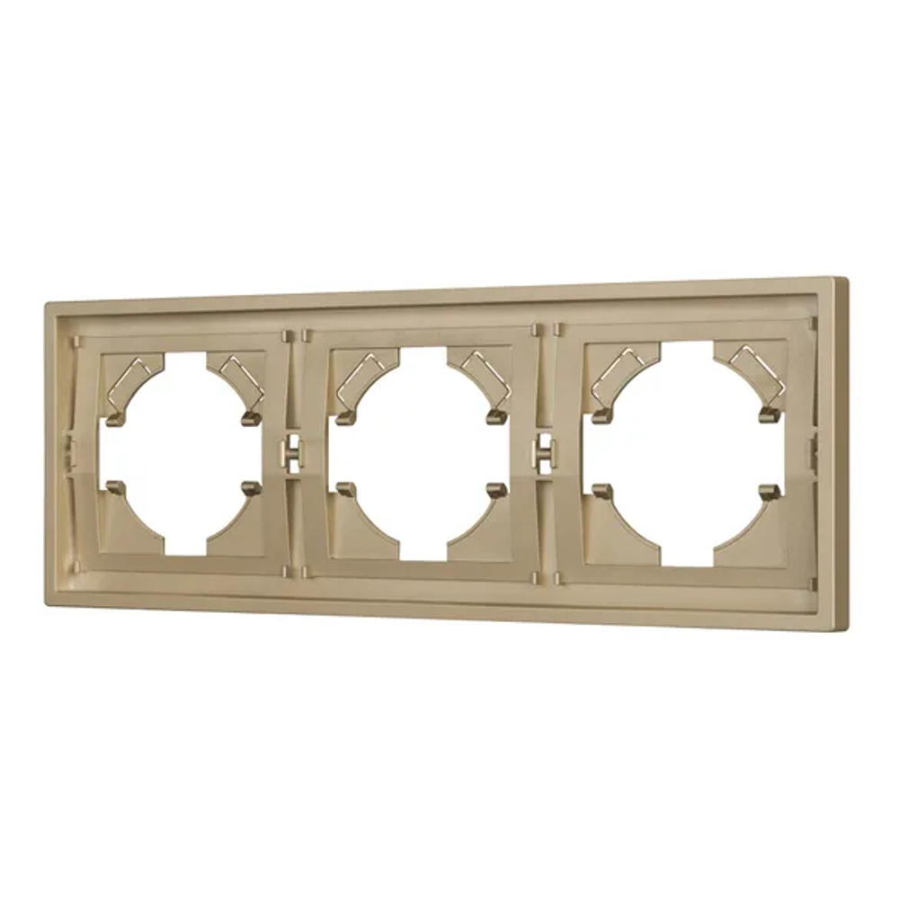 Рамка пластиковая FRM-TENDO-SFPL-3-GD (Arlight, -) 054651