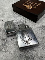 Зажигалка подарочная бензиновая с гравировкой Огонь во мне