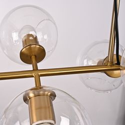 Подвесная Люстра Staggered Glass Chandelier 8 By Imperiumloft