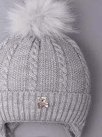 Шапка вязаная демисезонная для детей