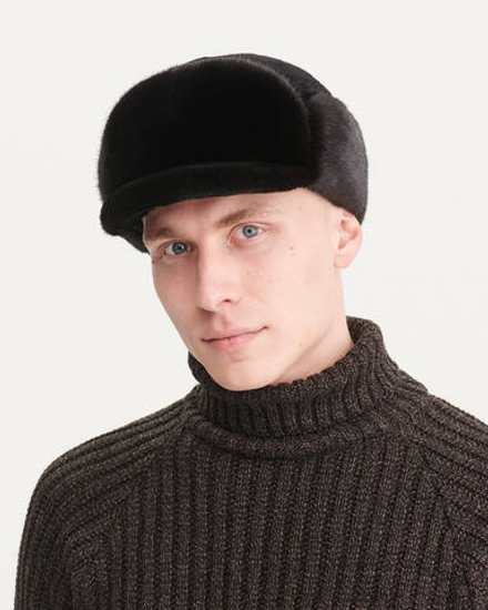 Шапка из меха норки