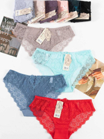 Трусы х/б,кружева,низ.посад(42-48) 7717