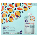 Cerebelly, органическое пюре, для детей от 6 месяцев, батат и манго, 6 пакетиков по 113 г (4 унции)