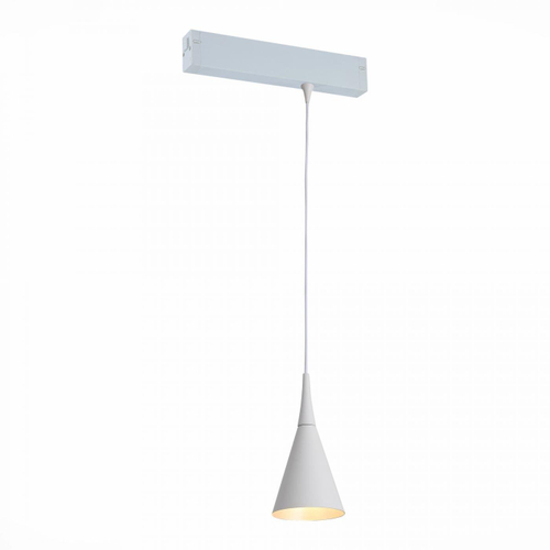 ST502.113.01 Св-к трек. Белый, Хром E27 1*40W  IP20 D140xH300 180-240V Без ламп SKYLINE 220