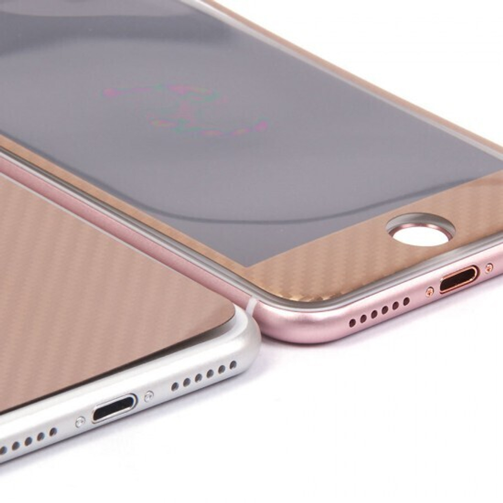Декоративная пленка 3D 2 в 1 для iPhone 7 0.3 mm, 009467 Серебристый
