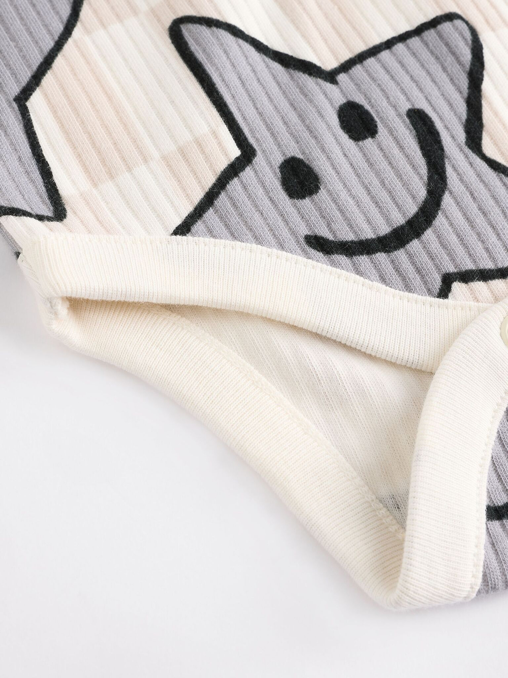 Боди с коротким рукавом для малышей Next B71-858, 5 шт., Бежевый, Серый