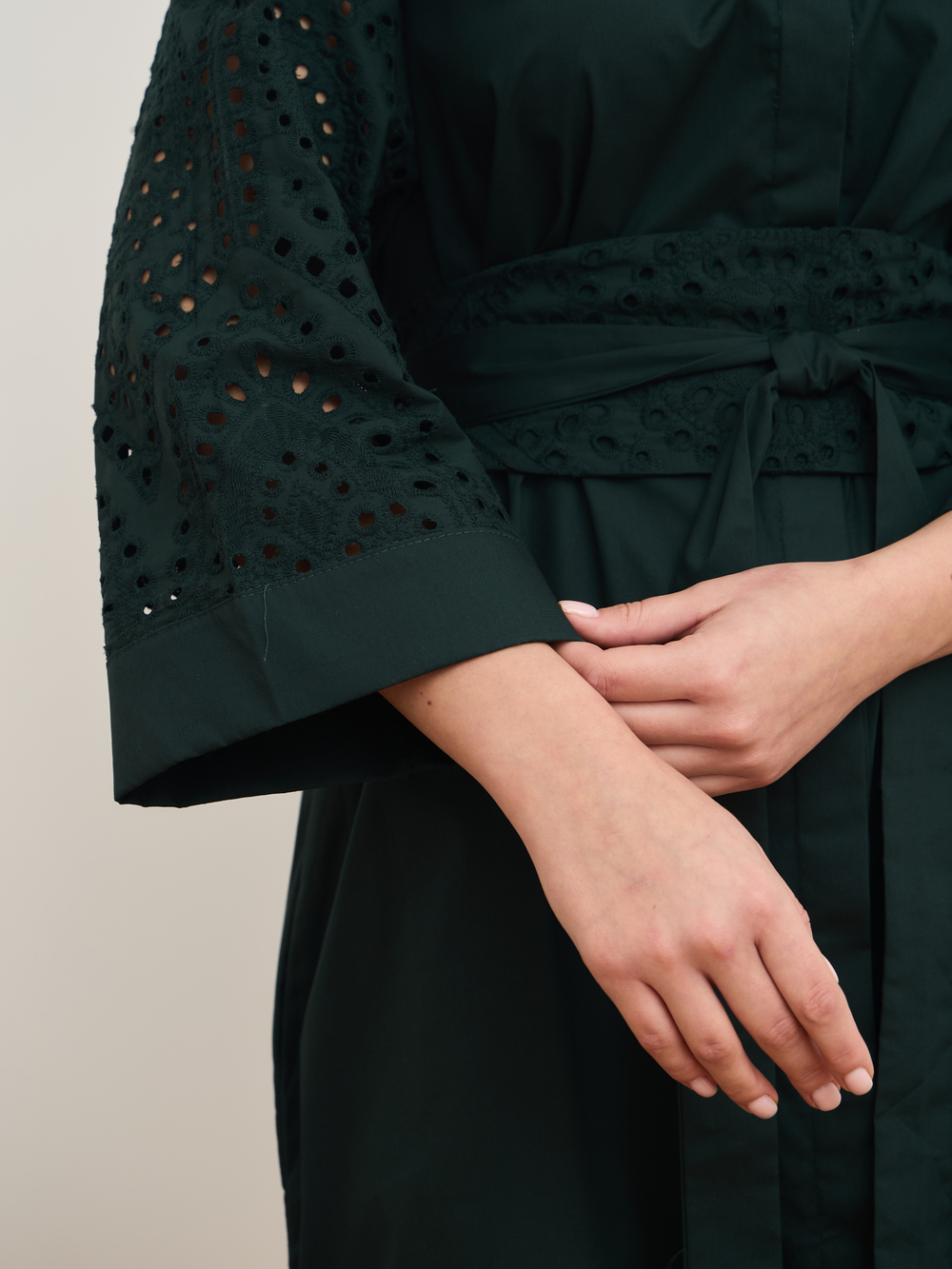 Платье кимоно ажурное