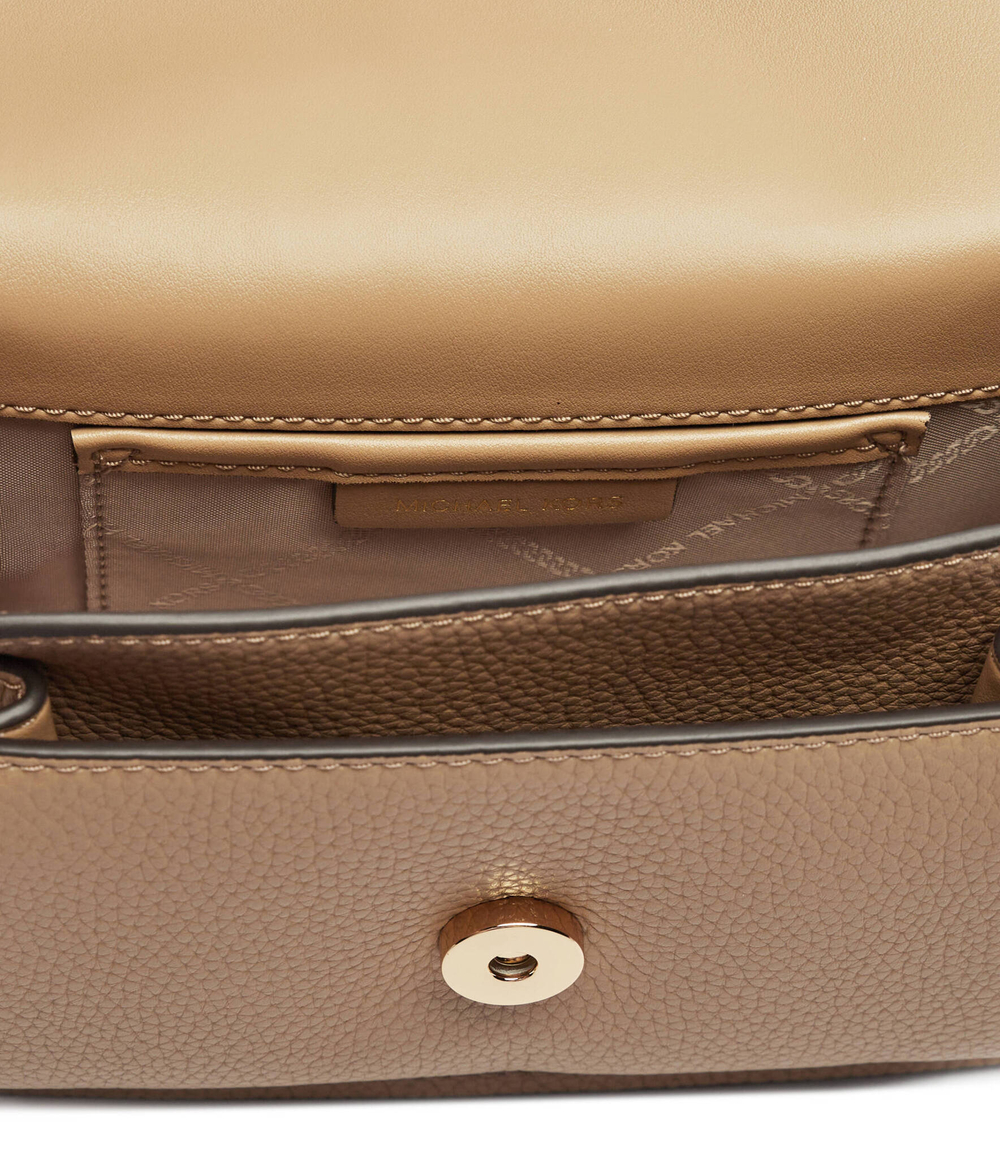 Кожаная сумка через плечо Claire Michael Kors - бежевый(32T4GC7C1T)