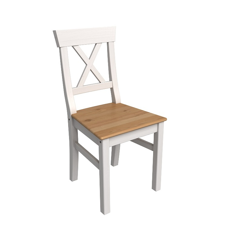 Стул «Форест» белый воск/антик