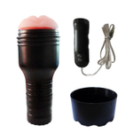 Мастурбатор с 4 уровнями вибрации и внутренним рельефом