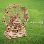 Механическая сборная модель Wood Trick Механическое колесо обозрения
