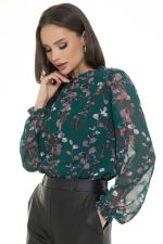 Блуза Волшебный шифон (грин) Diolche