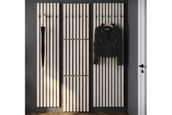 Вешалка 3-х ярусная Кано КПВ-3, Дуб крафт табачный, Дуб крафт белый