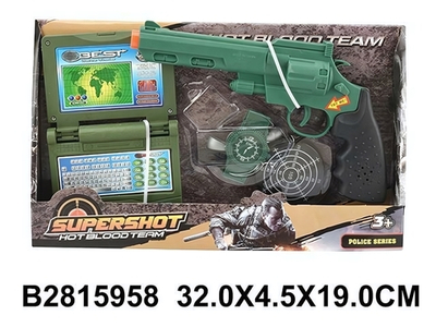 Пистолет на батарейках, коробка 290-19