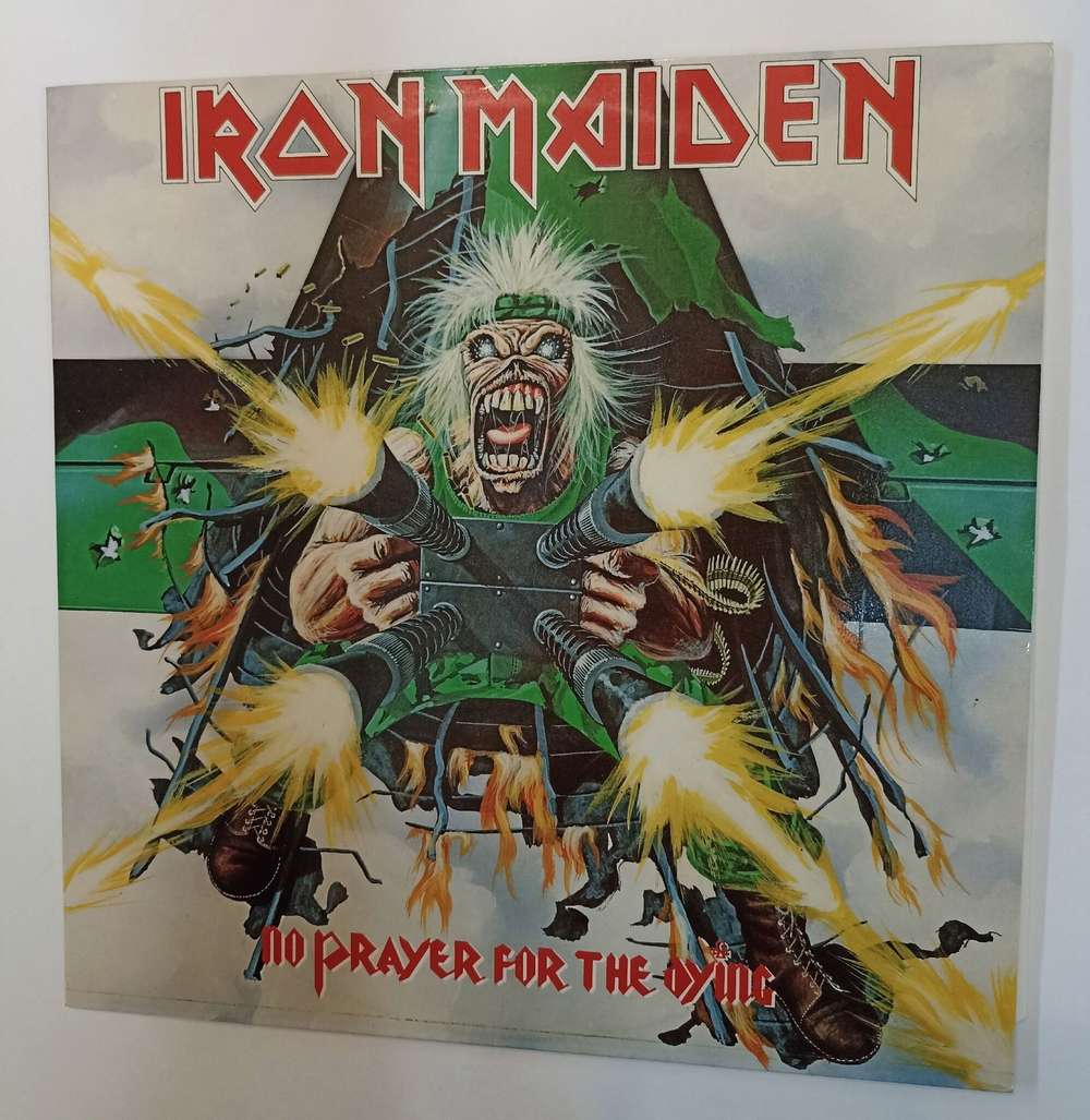 Винтажная виниловая пластинка LP Iron Maiden No Prayer For The Dying (Россия 1993)