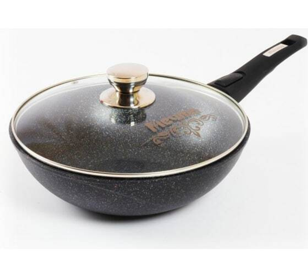 Сковорода ВОК 28см Гранит star арт 78803 (10)